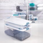 Sterilite 4-Pack Latching Box, Under Bed Storage Bins with Lids, Clear Plastic, 56 Quart - Image 4
