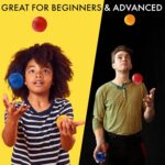 Vibrant Juggling Balls & Juggling Balls for Beginners - Perfect Stocking Stuffers for Kids 8-12 & Teens. Learn to Juggle with Juggling Balls for Kids, Teens & Adults. Stylish Bag & Easy Instructions. - Image 2