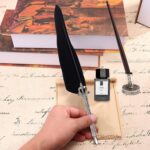 Calligraphy Set for Beginners, Wooden Dip Pen, Feather Quill, 19 Nibs, Ink Set, Gift Box - Image 6