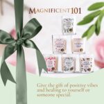 Magnificent 101 Long-Lasting Manifestation & Intention Aromatherapy Candles - Set of 6 | 21 Oz - 84-Hour Burn | 100% Soy Wax, Pure Sage | Ideal for Energy Cleansing & Manifestation - Image 6