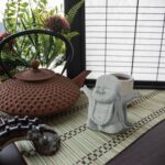 Buddha Sandstone Statues, Zen Monk Praying Statue Sculptures Ornament for Wealth Good Luck Feng Shui Decor Home Office Car Decoration(Laughing Buddha) - Image 6