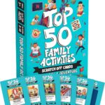 Top 50 Family Activities - 50 Fun Scratch Off Family Adventures and Family Games for Deep Bonding - Fun for Kids and Adults - Gifts for Family - Perfect for Family Fun Time & Family Night