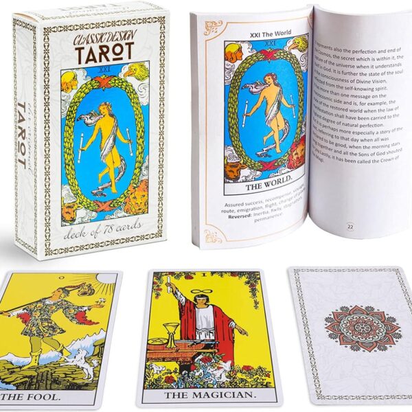 Dionysus Classic Design Tarot Cards Deck with Guidebook
