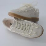 CUSHIONAIRE Belinda Women’s Lace Detail Casual Sneakers – Elegant Ribbon Lace-Up Shoes with Memory Foam - Image 7