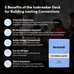 BestSelf Icebreaker Deck - Engaging Icebreaker Game with 170 Conversation Cards Prompts to Create Real Conversations for Friends, Coworkers, Family, Dates, Quality Conversation Cards - Image 2