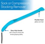 RMS Sock Aid Kit - Easy On Easy Off Device for Putting On Socks and Removing Socks or Stockings for Men and Women with Limited Mobility (Blue) - Image 5