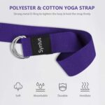 Syntus Yoga Block and Yoga Strap Set, 2 Soft Non-Slip Yoga Blocks 9×6×4 inches, 8FT Metal D-Ring Strap for Yoga, General Fitness, Pilates, Stretching and Toning - Image 5