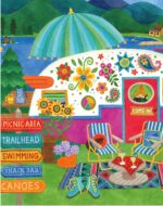 Ceaco - 5 in 1 Multipack - Happy Camper - (2) 300 Piece, (2) 500 Piece, (1) 750 Piece Jigsaw Puzzles - Image 8