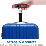 Etekcity Luggage Scale for Travel Essentials, Digital Suitcase Weight Scale with Hook, Travel Accessories for Portable Hanging Baggage, 110 Pounds, Battery Included - Image 7