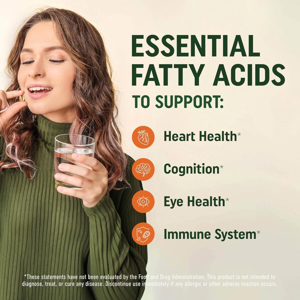Vegan Omega 3 Algae Oil | Plant Based DHA EPA | Sustainably Sourced, No Carrageenan, Non GMO | Heart, Brain, and Eye Health | Fish Oil Alternative | Algae Omega 3 Supplement | 60 Softgel Capsules - Image 5