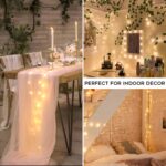SUDDUS 33ft 100 LED Outdoor String Lights, Warm White Fairy Lights Battery Operated with Remote, Led Twinkle Lights for Bedroom, Dorm, Backyard, Wedding, Tree, Mason Jar, Wall, Christmas - Image 2
