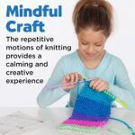 Creativity for Kids Learn to Knit Pocket Scarf - DIY Knitting Kit for Beginners, Kids Craft Kit - Image 5