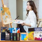 ESRICH Acrylic Paint Set,64PCS Painting Supplies with Wooden Easel,Brushes,36Colors Acrylic Paint, Canvases,Palette,Paint Knives Etc,Painting Kit for Adults,Students,Hobbyists,Beginners - Image 7