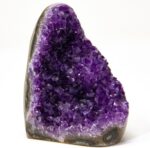 Extreme Rocks & Fossils Natural Amethyst Cluster with Polished Edges [1 to 1.5 lb.] - Real Raw Geode Healing Crystal Rock from Uruguay - Deep Purple Decor - Free Velvet Pouch of Rose Quartz - Image 8