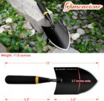 Garden Tool Set - Featuring a Heavy-Duty Stainless Steel Hand Cultivator, Transplant Shovel, Trowel, Crack Weeder, and Dandelion Weeder - The Ultimate, Unbreakable Gardening Gift - Image 3