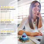 Zurligi Orgone Pyramid for Positive Energy, Tree of Life Amethyst & Citrine Chakra Orgonite Healing Crystal Pyramid for Wealth Success Lucky Meditation Sleep & Spiritual Gifts - Image 9