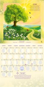 Astrocal Seasons & Cycles Moon Calendar 2025 USA (Blue, EST - Eastern Time) - Image 4