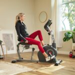 Sunny Health & Fitness Heavy-Duty Recumbent Smart Bike, Wide Cushioned Seat & Back, Cycling Workout Machine, Bicycle Exercise for Adult/Seniors at Home, Free Exclusive SunnyFit App Bluetooth Link - Image 9