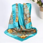 AWAYTR 35” Satin Large Square Head Scarves - 4PCS Silk Like Neck Scarf Hair Sleeping Wraps Satin Silk Scarfs for Women - Image 3
