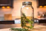 Olive Oil & Vinegar Infusion Kit - Book with 40 Recipes, Set of Green Glass Bottles with Dispensers, Mason Jar, Funnel & Strainer, and Thermometer - Image 4