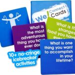 Connect Cards - Icebreaker Conversation Starter Card Games | Team Building Game for Work | Group Connection Activities for Adults | Featured by TEDx (60 Cards)