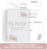 Wellness Journal – Daily Self Care Lifestyle Planner to Support Physical, Mental, & Emotional Health – Guided Prompts Self Love Diary to Practice Gratitude, Reflection, and Goals - Image 3