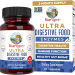 MaryRuth Organics Ultra Digestive Enzymes Capsules | Up to 2 Month Supply | Supplement for Gut Health Support | Digestion & Immune Support with Amylase | Lipase & Lactase | Vegan | 60 Count