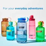 Nalgene Sustain Tritan BPA-Free Water Bottle Made with Material Derived from 50% Plastic Waste, 32 OZ, Wide Mouth, Cerulean - Image 3