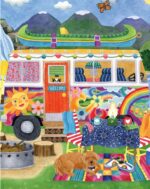 Ceaco - 5 in 1 Multipack - Happy Camper - (2) 300 Piece, (2) 500 Piece, (1) 750 Piece Jigsaw Puzzles - Image 6
