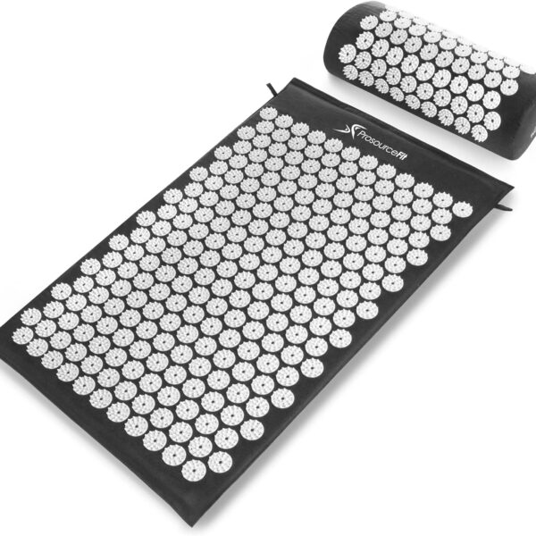 ProsourceFit Acupressure Mat and Pillow Set for Back/Neck Pain Relief and Muscle Relaxation, Blue