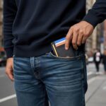 Buffway Slim Minimalist Front Pocket RFID Blocking Leather Wallets for Men and Women - Image 7