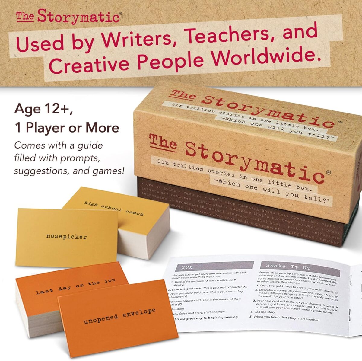 Classic – Creative Writing Prompts and Story Games – Storyteller Cards – Teacher Tool - Image 2