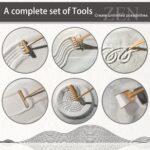 SRAYW Zen Garden Kit for Desk Decor. 11x7.5'' Beautiful Japanese Mini Zen Garden Meditation Gifts Set for Home,Office Desk＆Meditation Room.6 Tools ＆ 18 Accessories. Zen Sand Tray Therapy - Image 3