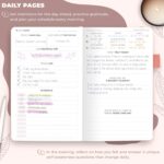 Clever Fox Self-Care Journal Pocket – Daily Reflection Notebook – Mental Health & Personal Development Planner, Meditation & Mood Log (Rose Gold) - Image 4