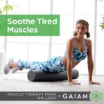Gaiam Restore Foam Roller for Muscle Massage - Deep Tissue Muscle Massager for Sore Muscles & Stimulation - Total Body Pain Relief, Back, Neck, Foot, Calf, Leg, Arm (18 Inch and 36 Inch) - Image 2