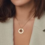 Birthstone Necklace for Mom 1 to 5 Kids Names and Birth Month Stones, Custom Family Jewelry for Women, Personalized Birthday Day, Mother's Day Gift for Wife Girlfriend, Grandma, 18k Gold Plated - Image 2