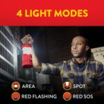 Eveready LED Camping Lantern 360 PRO (3-Pack), Super Bright Tent Lights, Rugged Water Resistant LED Lanterns, 100 Hour Run-time (Batteries Included) - Image 4