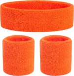 80s Sweatband, Sports Headband and Wristbands, Sweat Bands 80s Neon Colors, 80s Party, Sweatbands for Women, Colorful Sweatband Set - Image 6