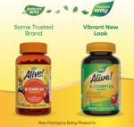 Nature's Way Alive! B-Complex Gummies, Cellular Energy Support*, 8 B-Vitamins, Vegetarian, Mango Flavored, 60 Gummies (Packaging May Vary) - Image 2