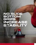 Perfect Pushup Elite - Rotating Handle Design with Steel Ball Bearings for Smooth, Effortless Handle Rotation - Ergonomic Grips, 8" Base & Textured, Non-Slip Bottom Treads - Supports up to 400lbs - Image 4