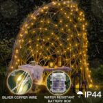 SUDDUS 33ft 100 LED Outdoor String Lights, Warm White Fairy Lights Battery Operated with Remote, Led Twinkle Lights for Bedroom, Dorm, Backyard, Wedding, Tree, Mason Jar, Wall, Christmas - Image 4