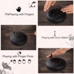 Steel Tongue Drum 11 Note 6 Inches D-Key Tank Drum Handpan Drum Percussion Instrument for Meditation Entertainment Musical Education Concert Mind Healing Yoga - Image 4