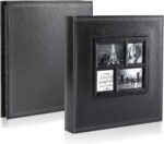 Ywlake Photo Album 4x6 500 Pockets Photo, Extra Large Capacity Family Wedding Picture Albums Holds 500 Horizontal and Vertical Photos Black - Image 2