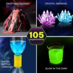 Science Kit for Kids, 105 Science Lab Experiments, STEM Project Educational Toy with Volcano Erupting, Crystal Growing, Chemistry Set, Science Toys, Boys Girls Birthday Gift Ideas, Ages 6+ - Image 2