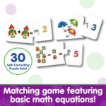 The Learning Journey: Match It! Mathematics - STEM Addition and Subtraction Calculation Activities Game - Teaches Early Math Facts with 30 Matching Pairs - Math Puzzle For Toddler Ages 3 to 6 - Image 2