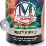 Eco Candle Co. The Mandle Soy Candle for Men - Scents of Nag Champa Incense - Dirty Hippie, 15 oz. Paint Can - 100% Soy Wax, No Lead, Hand Poured, Phthalate Free, Made from Midwest Grown Soybeans