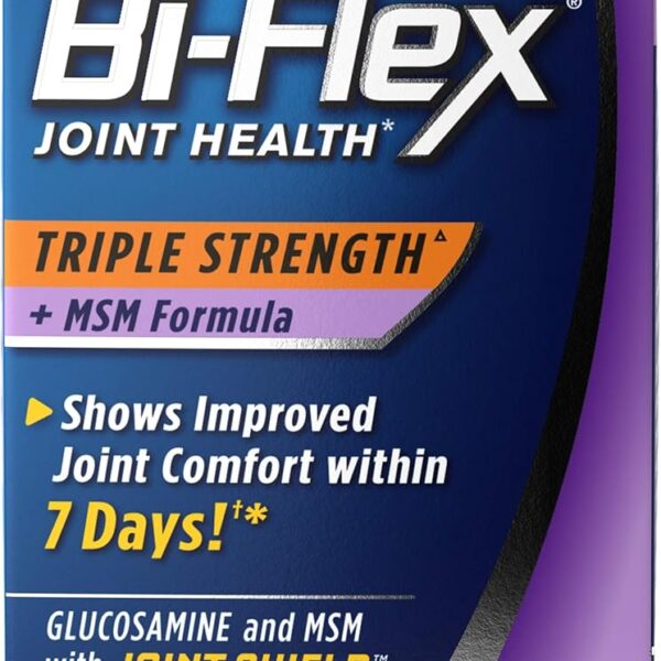 Osteo Bi-Flex Triple Strength(5) with MSM, Glucosamine Joint Health Supplement, Coated Tablets, 80 Count