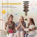 Wind Chimes for Outside, 30"Memorial Wind Chimes with 24 Copper Tubes and 16 Copper Bell for Garden,Patio,Window Wind Chime Hanging Decoration,Bronze Memorial Sympathy Wind Chimes Gifts for Mom - Image 8