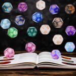 6 Sets Astrology Dice, Signs Planets Numbers 12-Sided Dice Divination Tool - Image 3