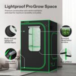 VIVOSUN GIY Plus Smart Grow Tent Kit, 4x4ft 4-Plant System, WiFi-Integrated Automatic Grow System with 2000D Mylar Grow Tent, Full-Spectrum Programmable Grow Light, Enhanced Ventilation & Circulation - Image 6